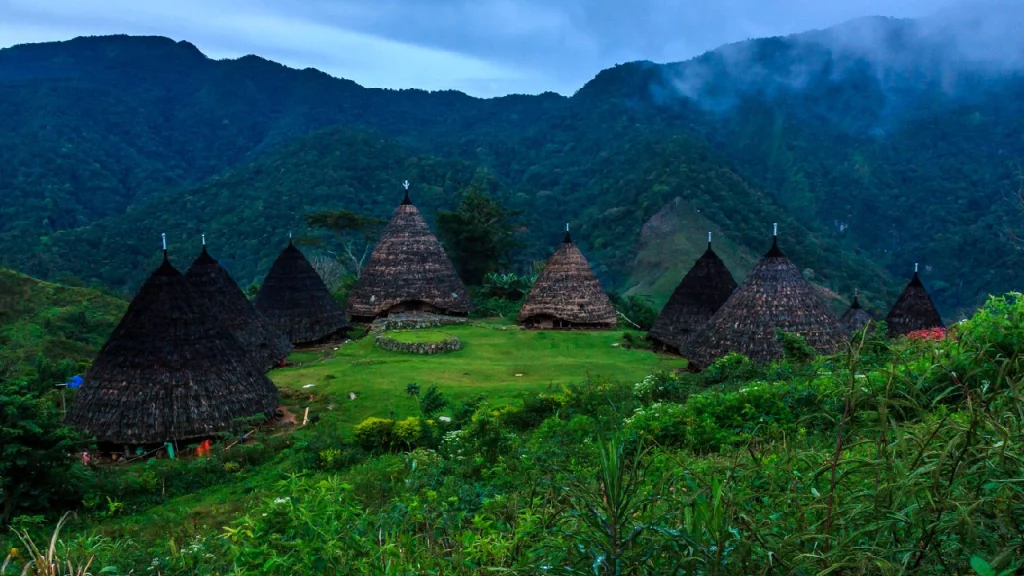 enjoy the calm of wae rebo village