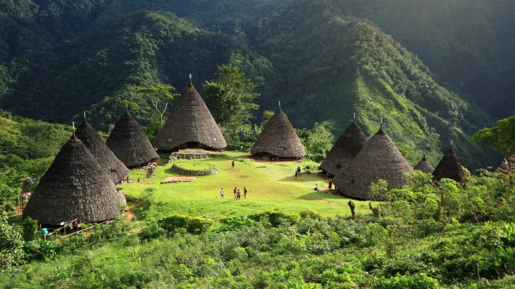 stunning view of wae rebo village